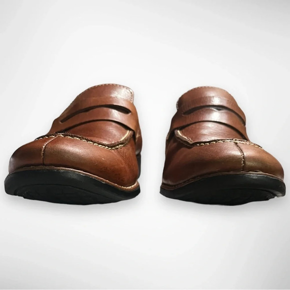 SANDRO MOSCOLONI Men's Murray Moccasin Toe Penny Strap Slip-On Shoes 9M… - Picture 3 of 10